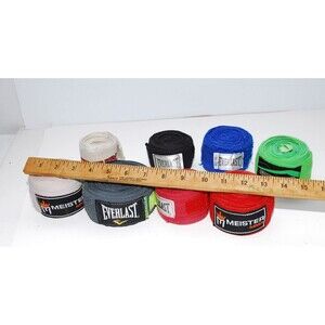 Boxing Hand Wraps Pre Owned Qty: (8) Everlast, Sanabul, Meister, Century